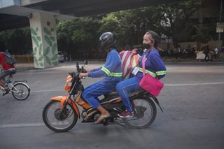 No helmet, no mask: Some motorists defy safety protocol on Day 1 of back-riding return