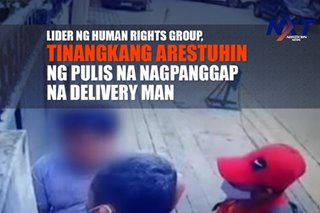 Lider ng human rights group, tinangkang arestuhin ng pulis na nagpanggap na delivery man