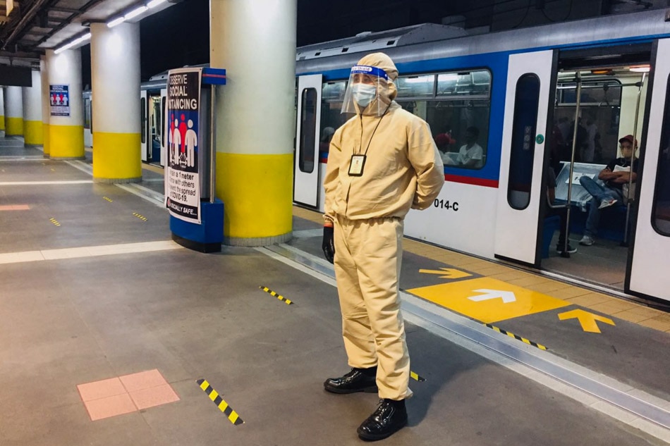 MRT-3 bans talking inside trains to prevent COVID-19 spread 1
