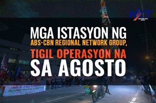 Mga istasyon ng ABS-CBN Regional Network Group, tigil operasyon na sa Agosto
