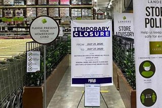 Pasig orders temporary closure of Landers supermarket