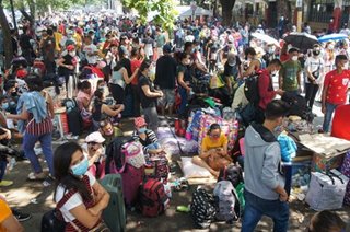 More locally stranded individuals arrive at Rizal Memorial Stadium