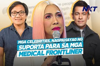Mga celebrities, nagpahayag ng suporta sa mga medical frontliner