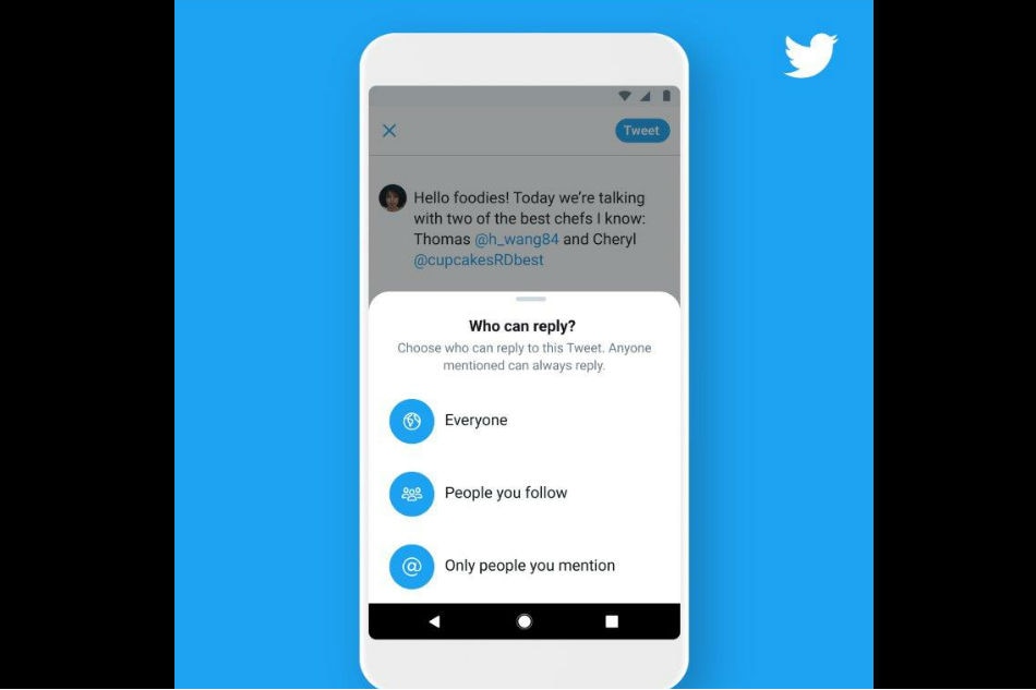 Twitter unveils new settings to get rid of 'unwanted' replies | ABS-CBN ...