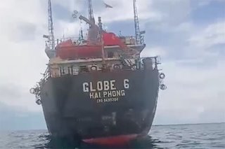 Cargo vessel sumadsad sa karagatan ng Antique
