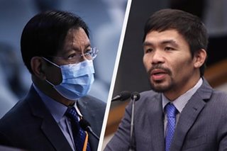 Pacquiao defends Lacson from trolls: He is 'just doing his job' in probing PhilHealth