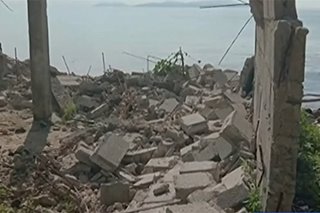 Ground sinking in coastal barangay after Masbate quake: mayor