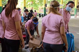 Manila gov't distributes gadgets for public school teachers, students