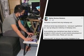 'Nag arkila lang ng cp': Online teacher na nahabag sa mga estudyante, umapela para sa gadgets