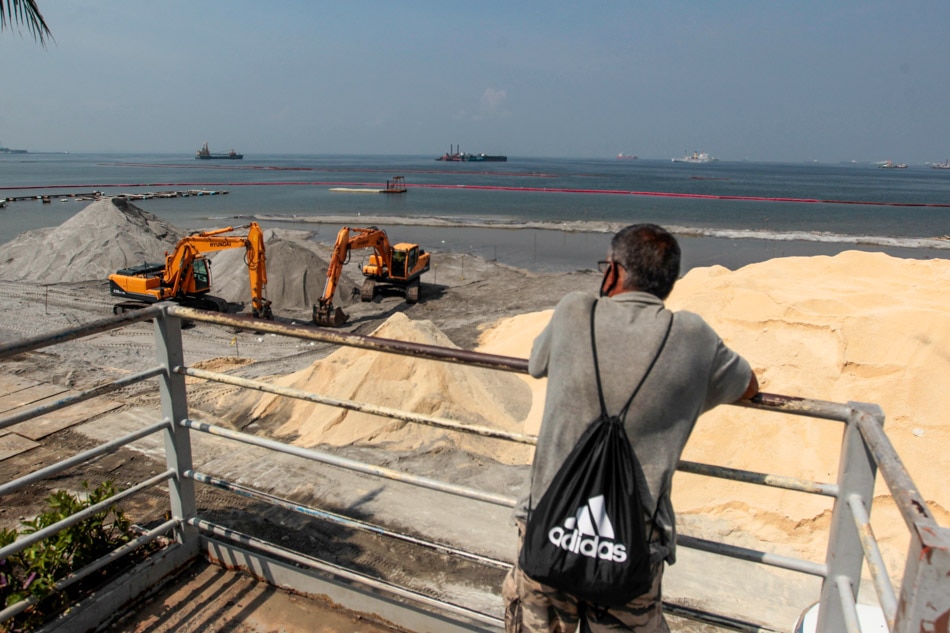 'White sand' na itinambak sa Manila Bay di umano ligtas sa kalusugan