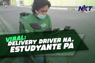 Viral: Delivery driver na, estudyante pa