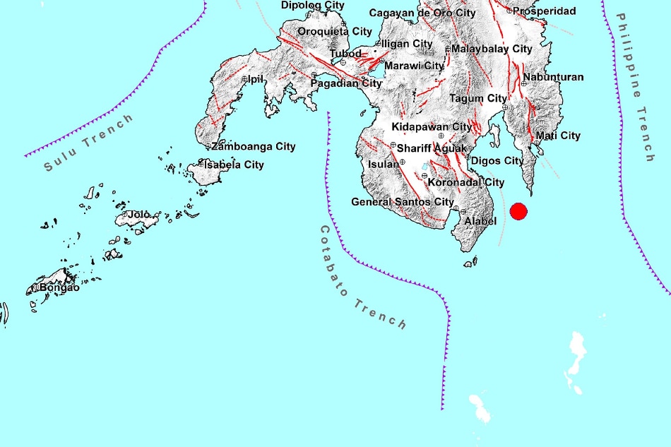 Magnitude 6.4 quake jolts Davao Occidental 1