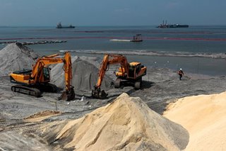 Ocean conservation group says Manila Bay white sand project violated laws