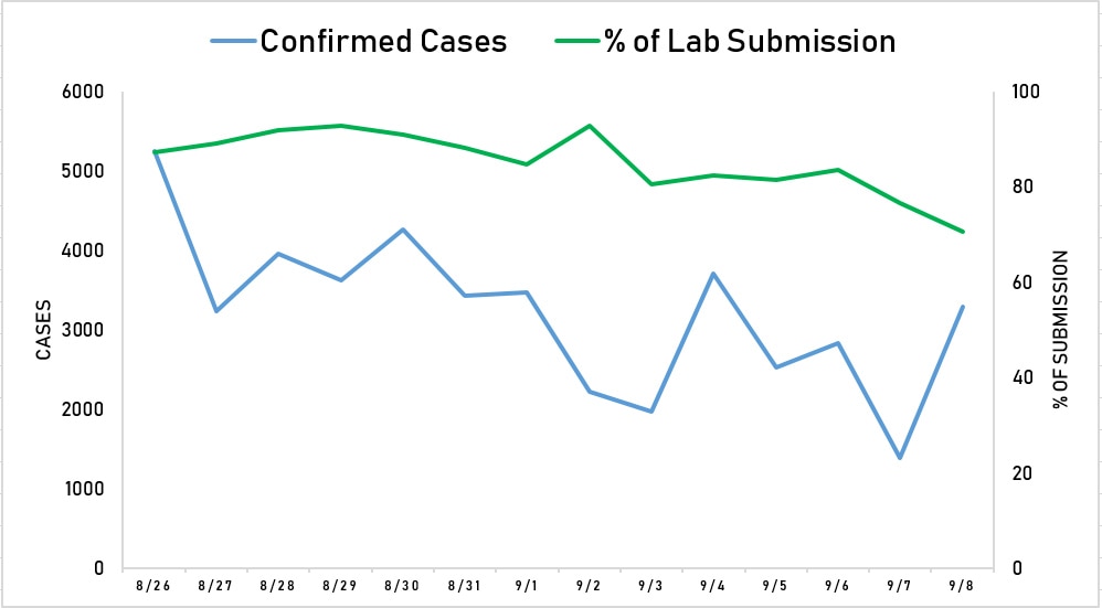 ‘Irregularly high number’ of COVID cases expected this week as labs catch up on submission — DOH 2