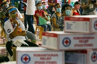 Philippine Red Cross distributes aid