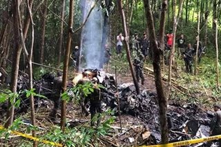 4 killed as military chopper crashes in Basilan amid bad weather