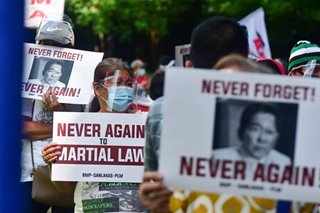 Mga grupo ginunita ang mga pangyayari noong martial law