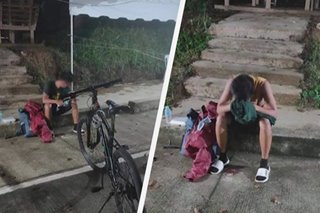 Lalaking nawalan ng trabaho sa Maynila, 10 araw nag-bike pauwing E. Samar