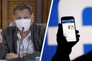 Pagbabanta ni Duterte vs Facebook tinawag na 'censorship' ng grupo