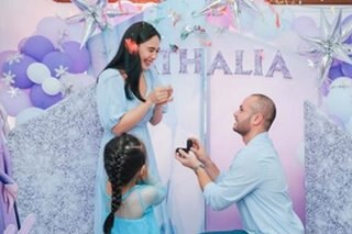 Empress Schuck gets engaged on daughter's 5th birthday