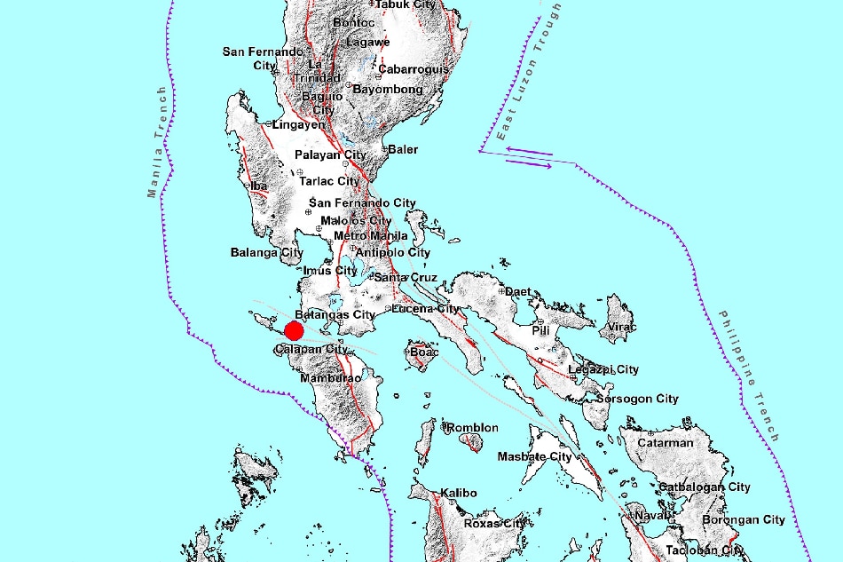 M5.6 quake jolts Occidental Mindoro; intensity felt in Metro Manila 1