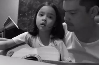 WATCH: Zia Dantes sings 'Stand By Me' with dad Dingdong