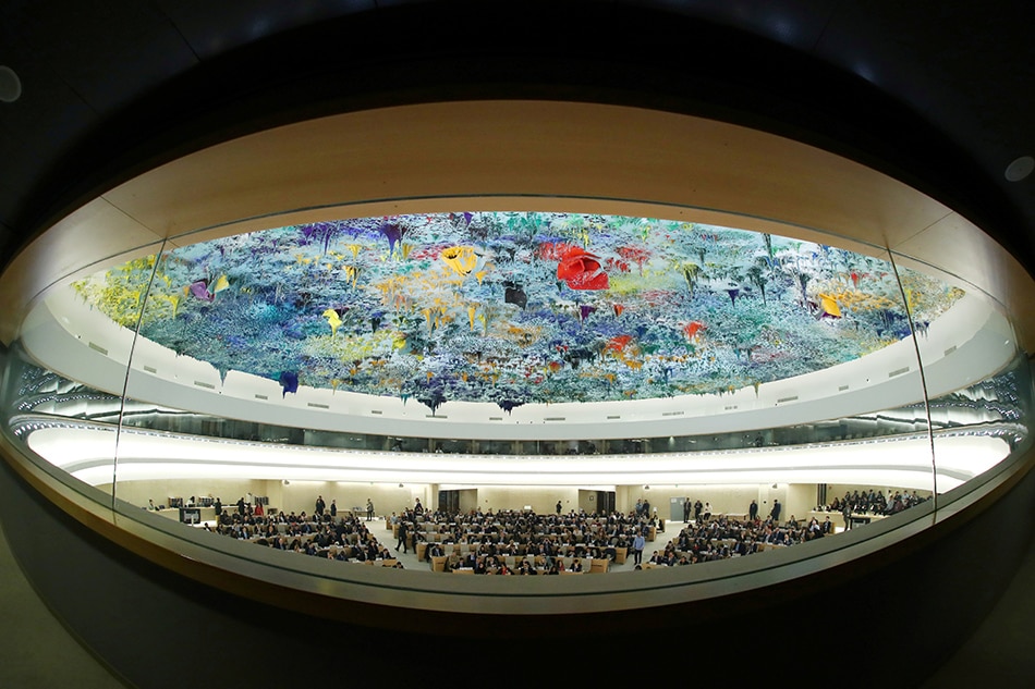 UN Human Rights Council session in Geneva, Switzerland, February 27, 2020. Denis Balibouse, Reuters/File