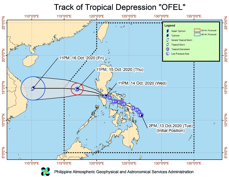 Tropical depression Ofel makes 5th landfall over Batangas 2