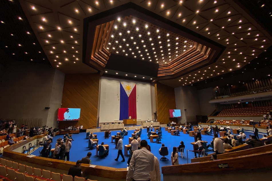 A special session is being conducted in the House of Representatives in Quezon City on October 13, 2020. Jonathan Cellona, ABS-CBN News/File