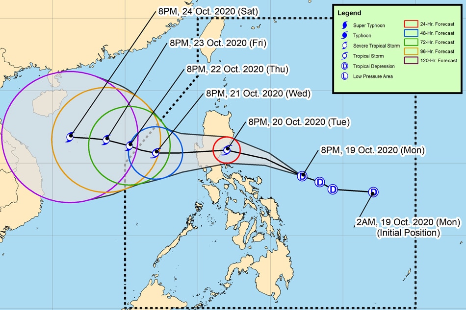 Signal no. 1 up in NCR, nearby provinces as &#39;Pepito&#39; heads for Luzon 2