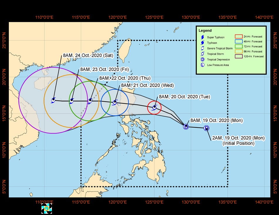 Signal no. 1 up in parts of Luzon as &#39;Pepito&#39; approaches landmass 2