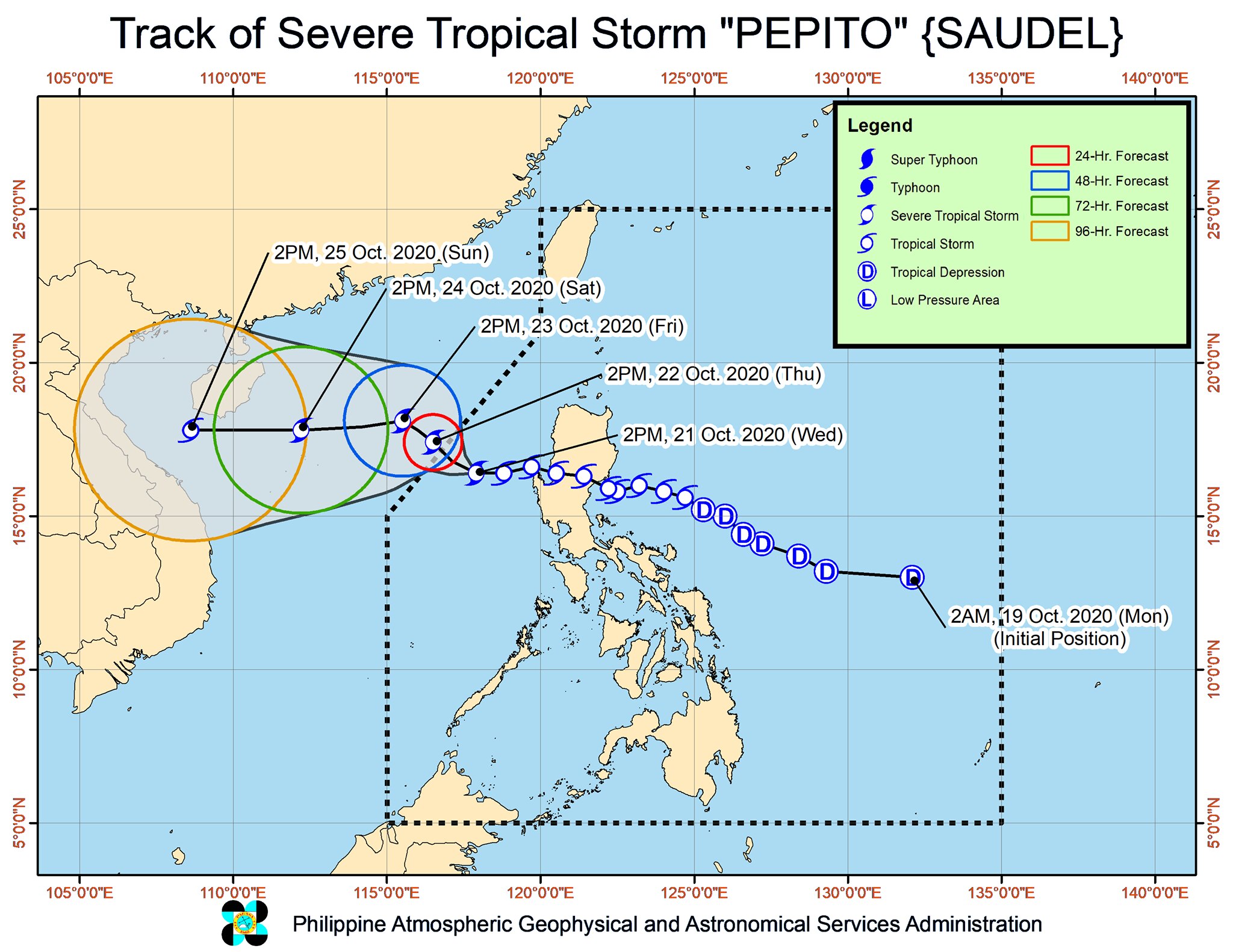 &#39;Pepito&#39; intensifies into severe tropical storm on way out of PH, all storm signals lifted 2