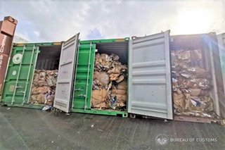 Containers of imported potential waste intercepted in Subic