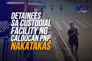 Detainees sa custodial facility ng Caloocan PNP, nakatakas