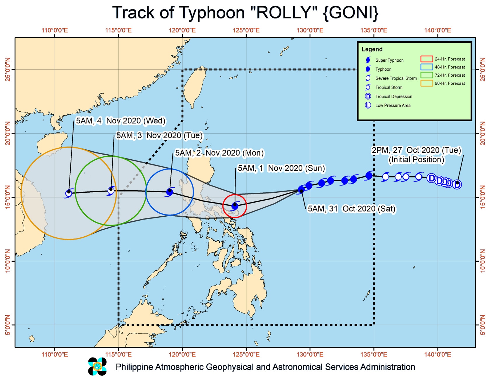 Typhoon Rolly, 2020&#39;s strongest tropical cyclone, barrels closer to Bicol 1