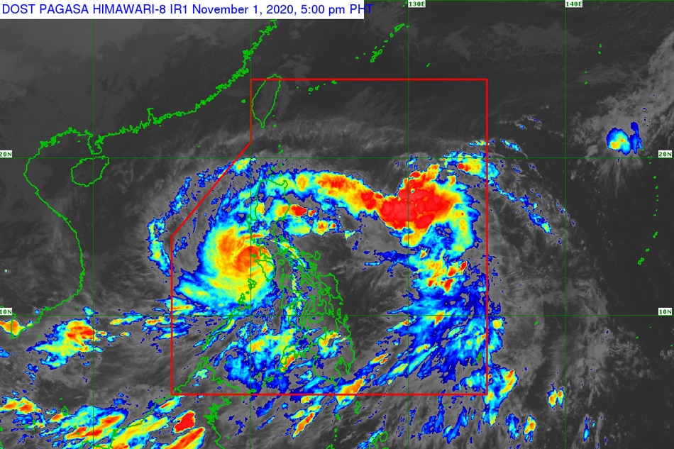 Typhoon Rolly makes fourth landfall over Batangas 1