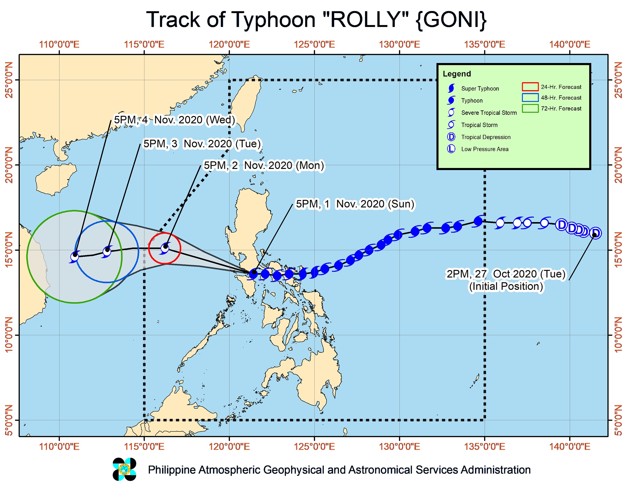 Typhoon Rolly weakens further as it exits Luzon landmass 2