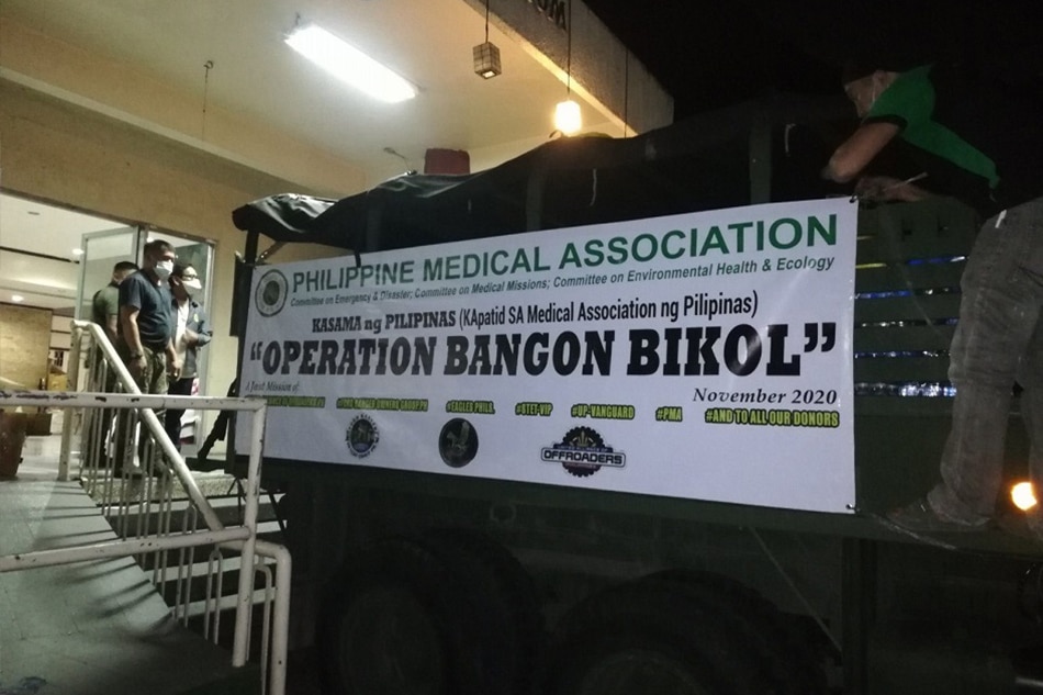 PH Medical Association, volunteers magsasagawa ng medical mission, relief ops sa Bicol region 1