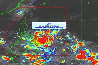 LPA east of Eastern Samar may develop into tropical depression: PAGASA