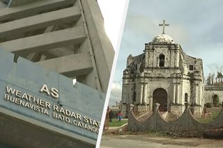 PAGASA radar, makasaysayang simbahan sa Catanduanes napinsala ng Rolly
