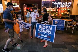 Democrats in Manila celebrate Biden win