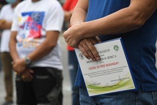 COVID-free barangays sa Maynila binigyan ng P100k cash incentive