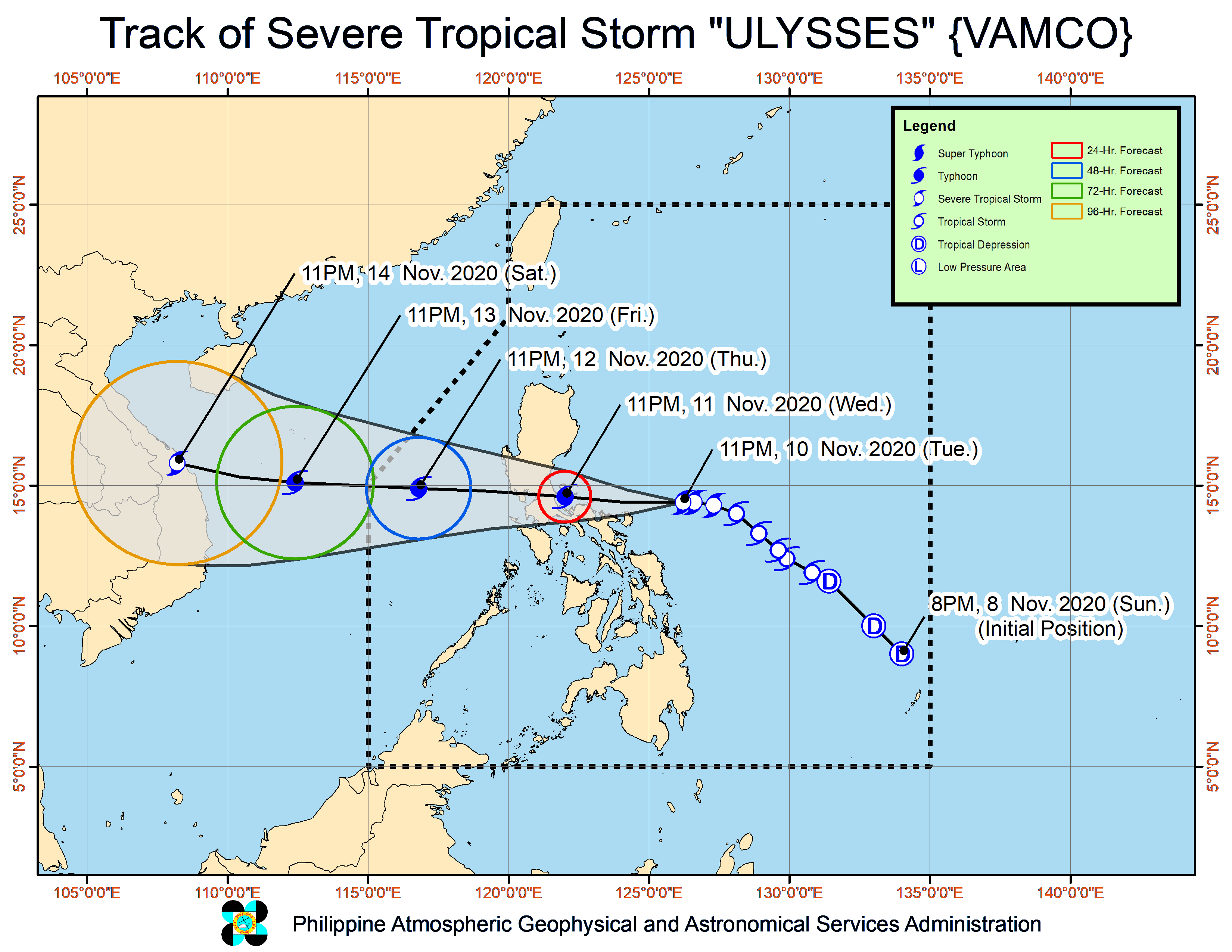 Ulysses nears typhoon strength before slamming Luzon, Metro Manila 2