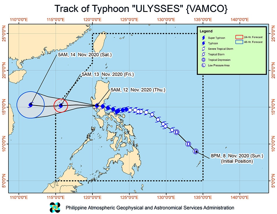 Typhoon Ulysses weakens, set to exit Luzon 2