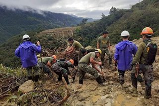 Search, retrieval operations for Banaue landslide victims