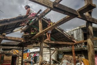 Rebuilding after strong typhoons in Baras, Catanduanes