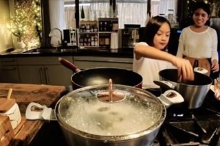 WATCH: Judy Ann's kids prepare aglio olio ala Angrydobo