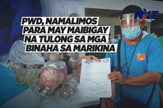 PWD, namalimos para may maibigay na tulong sa mga binaha sa Marikina