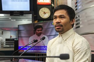 Pacquiao welcomes probe on alleged breach of COVID-19 protocols in Batangas event