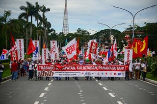 Sigaw sa Bonifacio Day protest: Unemployment, red-tagging solusyunan